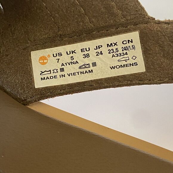 Timberland Adley Shore Ankle Strap Leather Sandals Bronze Size 7 - Picture 9 of 11